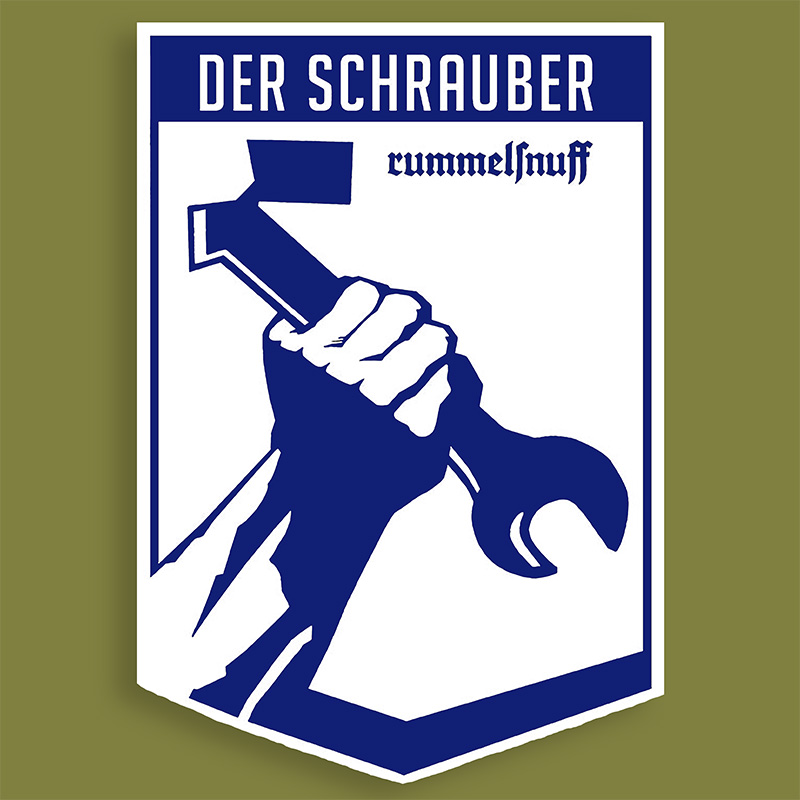 Rummelsnuff-Aufkleber-Schrauber